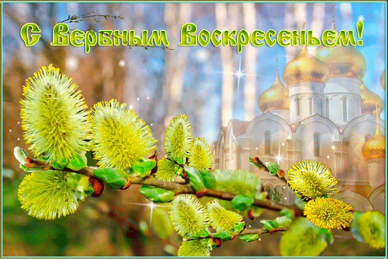 С Вербным Воскресеньем