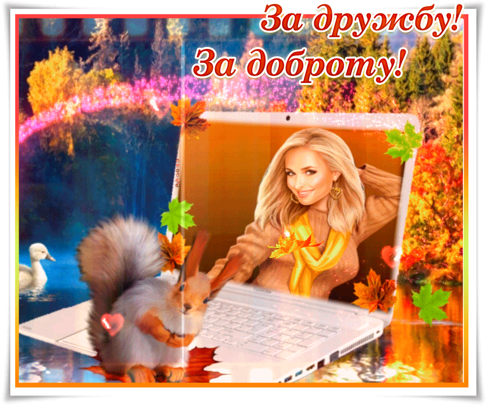 Открытка за дружбу